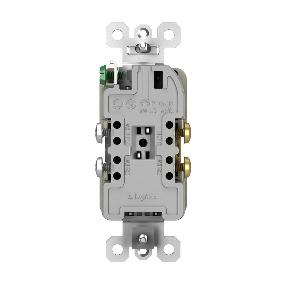 radiant Spec-Grade 20A Tamper-Resistant Receptacle, Dark Bronze