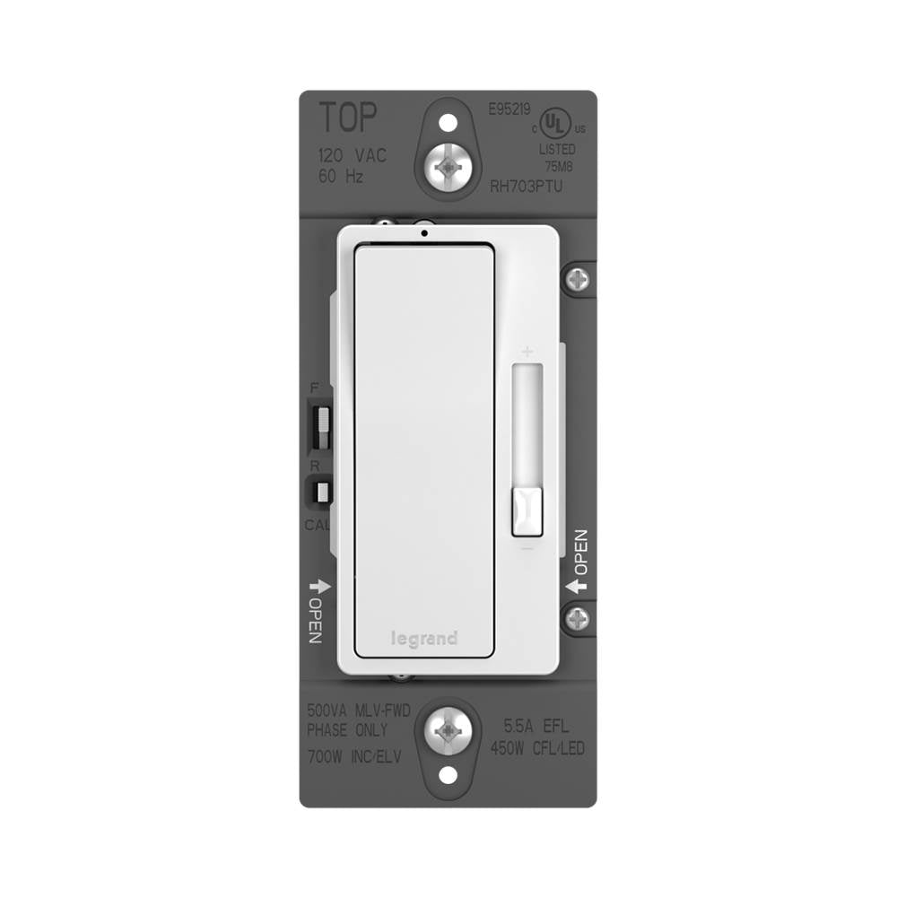 radiant Tru-Universal Single Pole/3-Way Dimmer, Tri Color (WH, IV, LA)