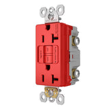 radiant Spec-Grade 20A Tamper-Resistant Self-Test GFCI Receptacle, Red