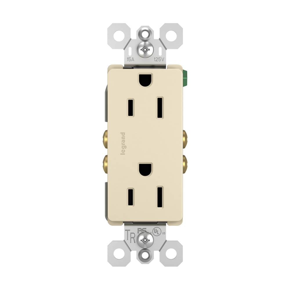 radiant 15A 125V Duplex Tamper-Resistant Outlet, Brown