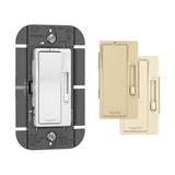 radiant 120V, 1100VA Magnetic Low-Voltage Single Pole/3-Way Dimmer, Tri Color (WH, IV, LA)