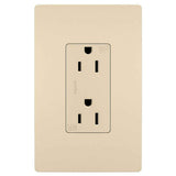Legrand - radiant Outdoor Duplex Outlet, Ivory - Ivory