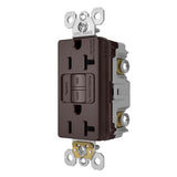 radiant Spec-Grade 20A Tamper-Resistant Self-Test GFCI Receptacle, Dark Bronze