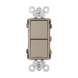 radiant Two Single-Pole/3-Way Switches, Dark Bronze
