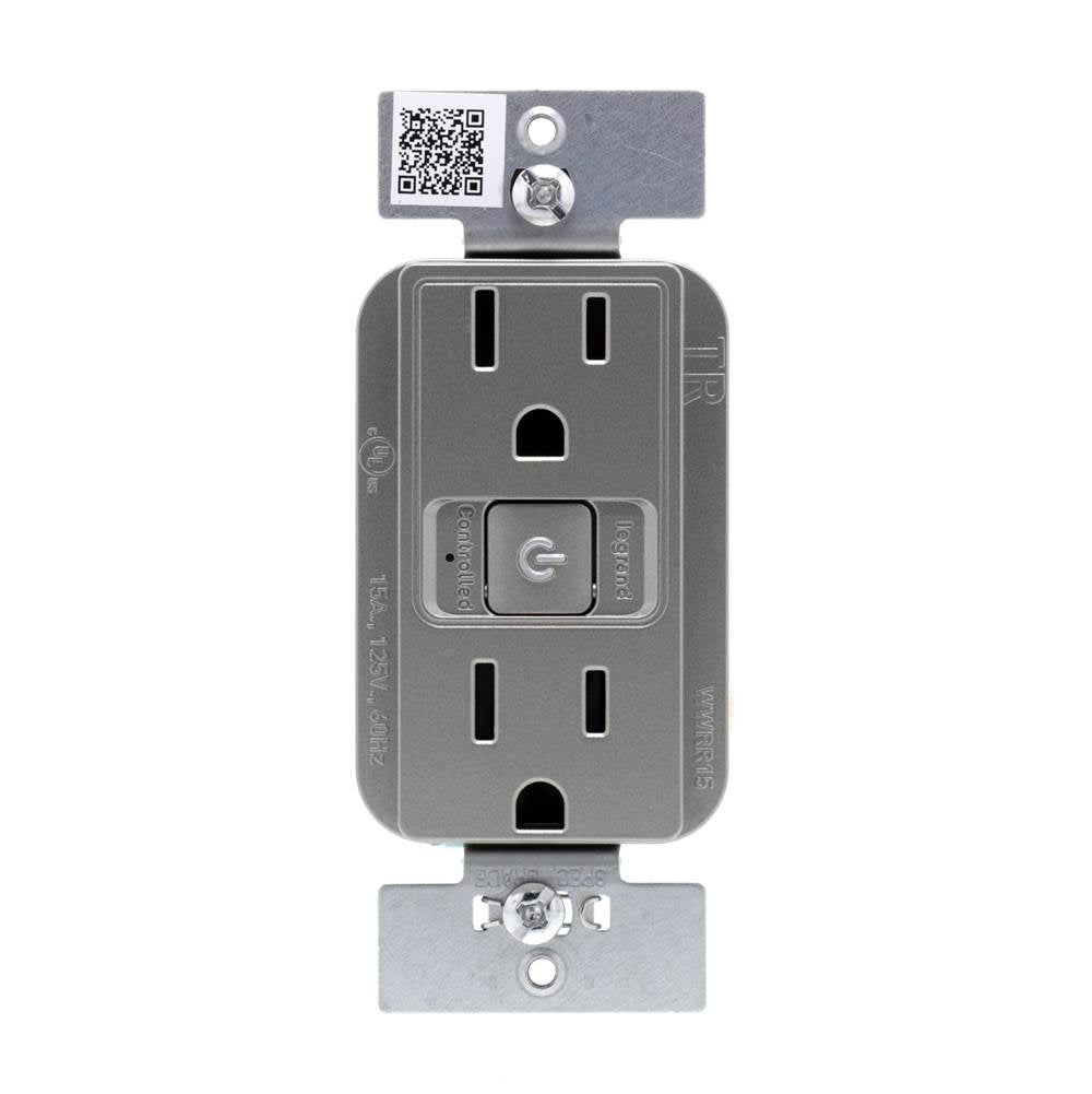 radiant Smart Outlet - Wi-Fi, Light Almond