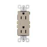 radiant 15A 125V Duplex Tamper-Resistant Outlet, Dark Bronze