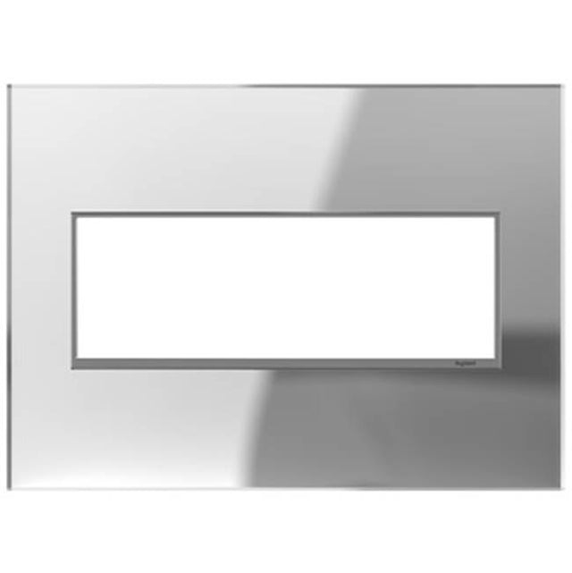 Legrand - Mirror, 3-Gang Wall Plate - Mirror