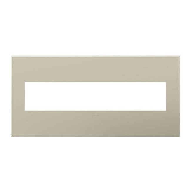 Legrand - Titanium, 5-Gang Wall Plate - Titanium