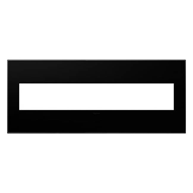 Legrand - Black Ink, 6-Gang Wall Plate - Black Ink