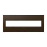 Legrand - Bronze, 6-Gang Wall Plate - Bronze