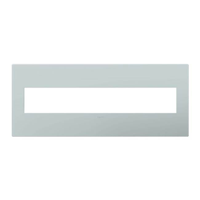 Legrand - Pale Blue, 6-Gang Wall Plate - Pale Blue