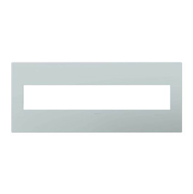 Legrand - Pale Blue, 6-Gang Wall Plate - Pale Blue