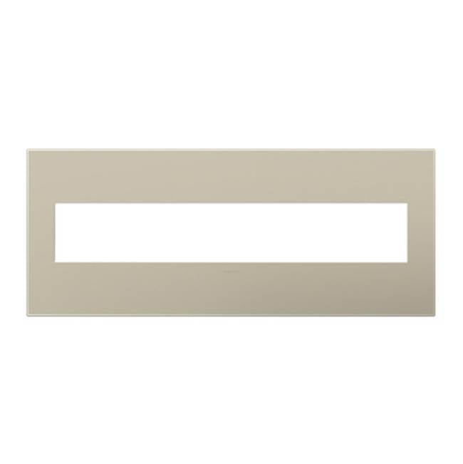Legrand - Titanium, 6-Gang Wall Plate - Titanium