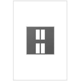 Legrand - 4-Port Keystone Frame - Magnesium