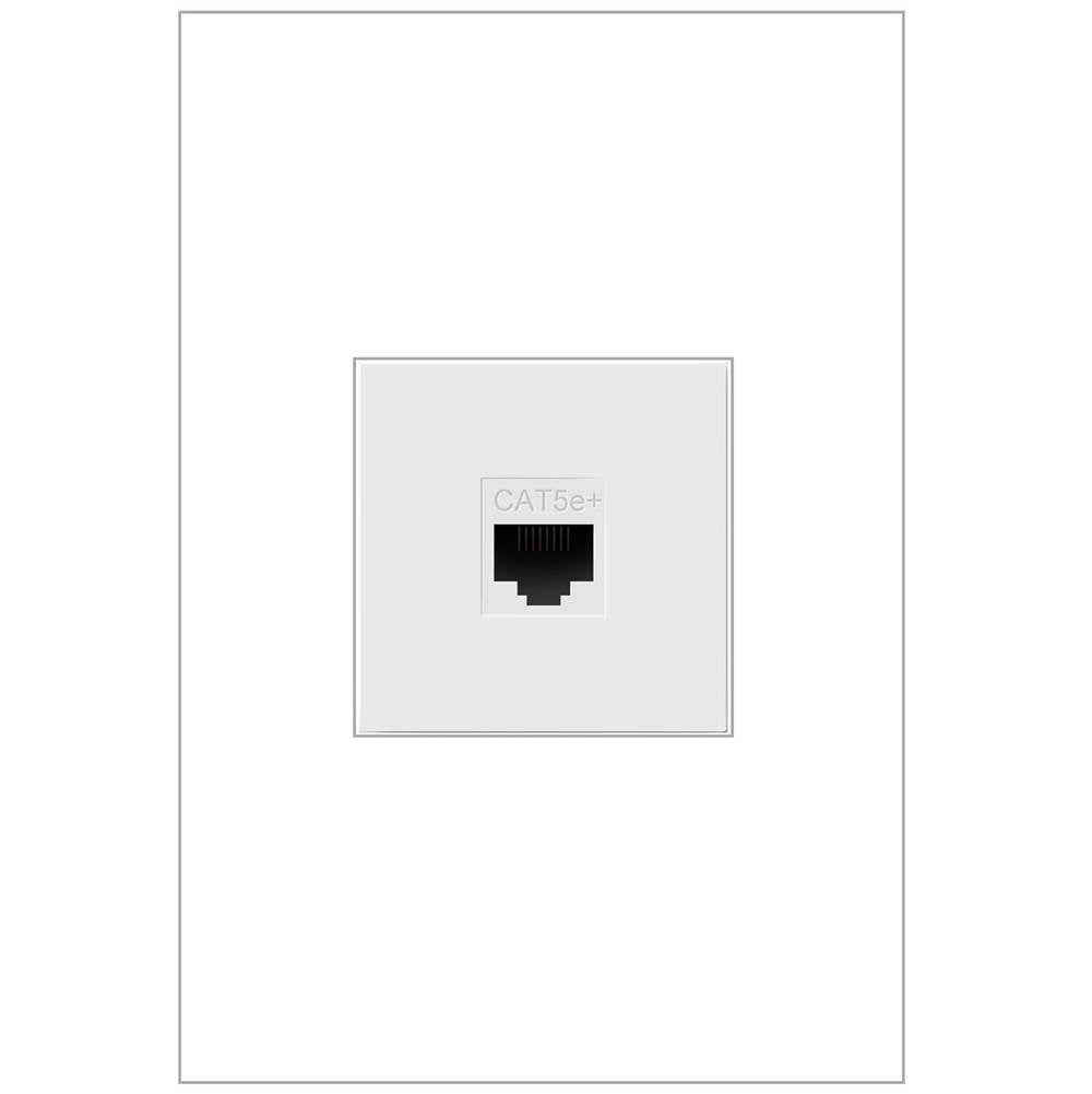 Legrand - Cat 5e RJ45 Data/Phone Insert (5-Pack) - White