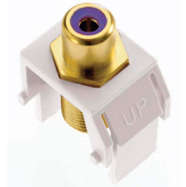 Legrand - Subwoofer RCA to F-Connector - White