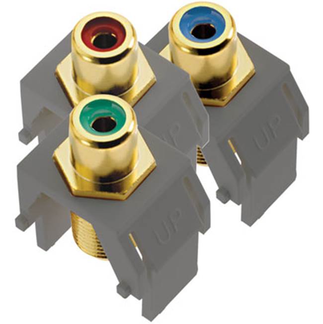 Legrand - Component Video RCA to F Kit - Magnesium