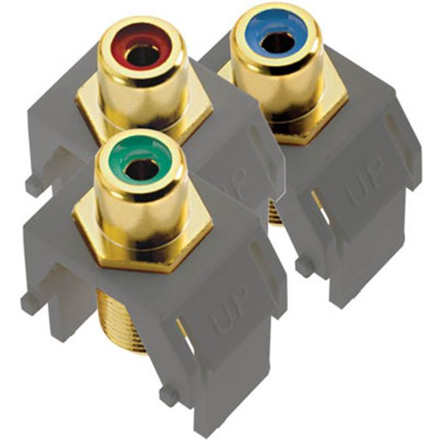 Legrand - Component Video RCA to F Kit - Magnesium