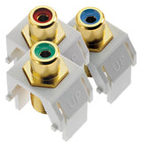 Legrand - Component Video RCA to F Kit - White