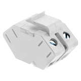 Legrand - Single Keystone Speaker Connector - White