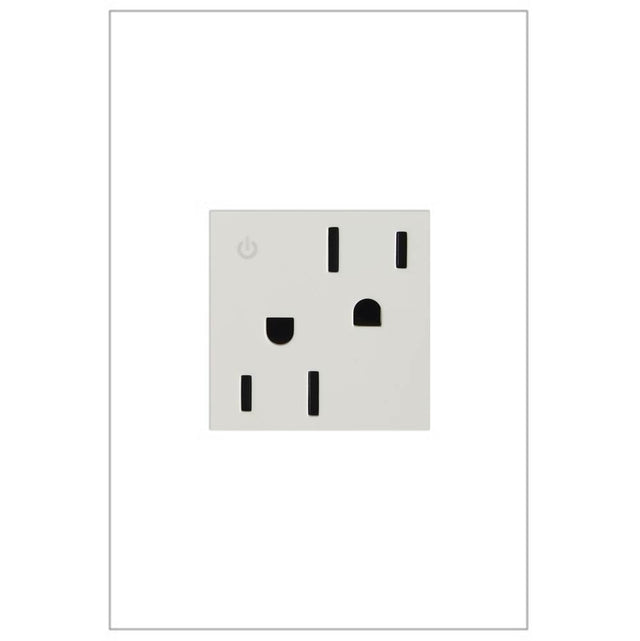Legrand - Tamper-Resistant Dual Controlled Outlet, 15A - White