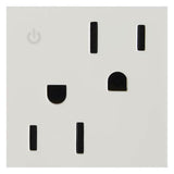 Tamper-Resistant Dual Controlled Outlet, 15A