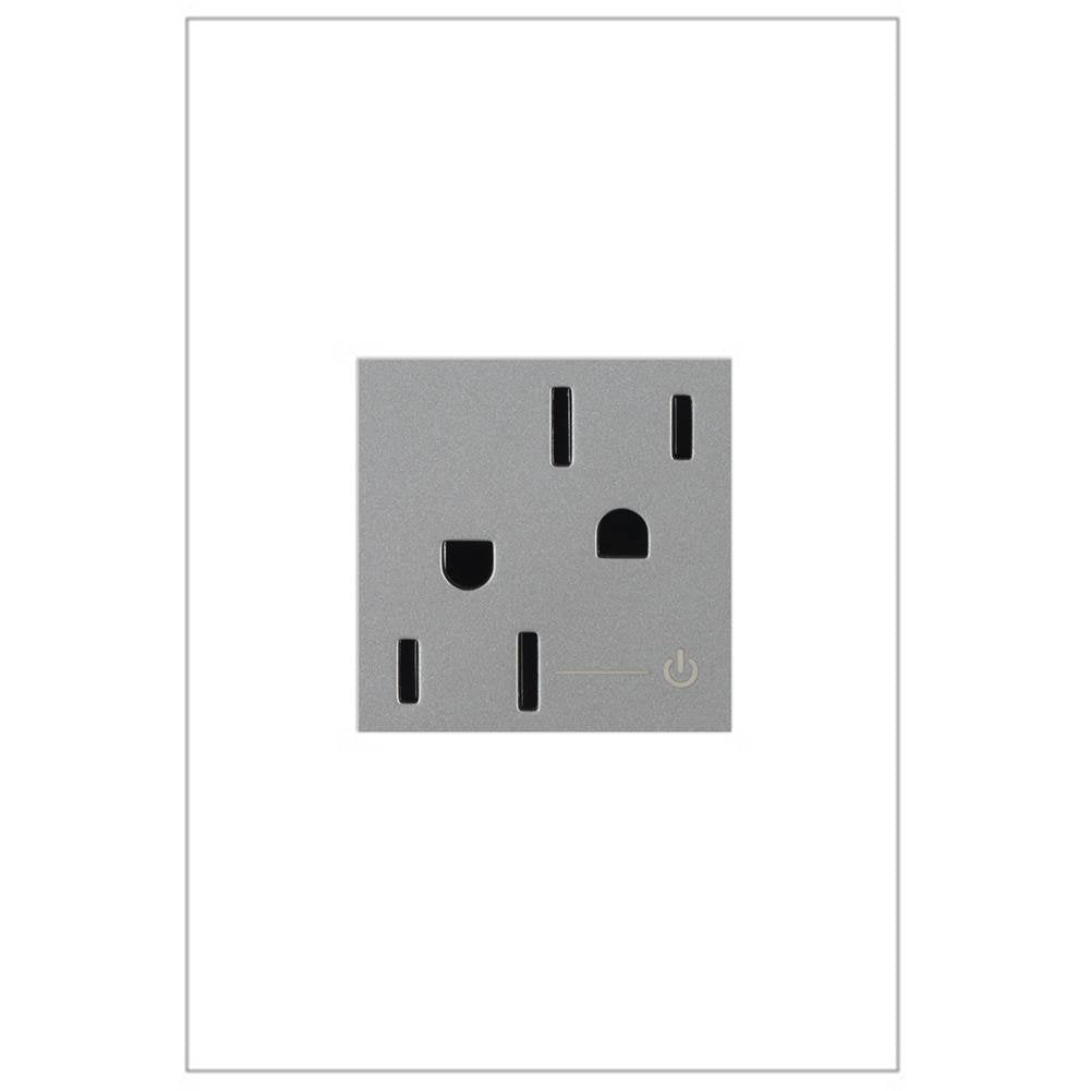 Legrand - Tamper-Resistant Half Controlled Outlet - Magnesium