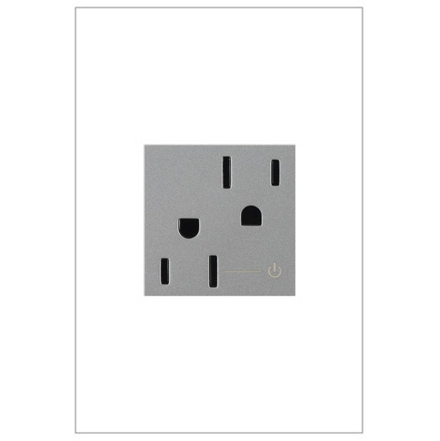Legrand - Tamper-Resistant Half Controlled Outlet - Magnesium