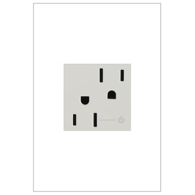 Legrand - Tamper-Resistant Half Controlled Outlet - White