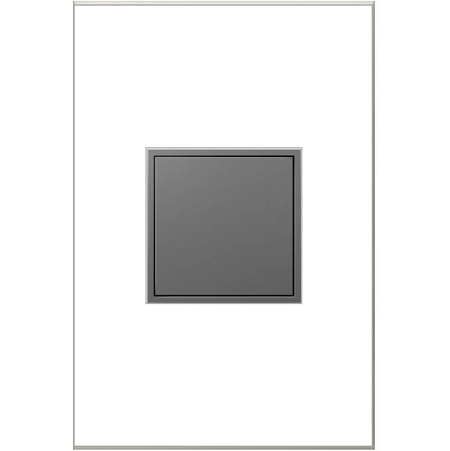 Legrand - Pop-Out Outlet, 2-Gang - Magnesium