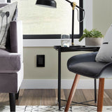 adorne Dual-USB, 15A, Tamper-Resistant, A/C USB Hybrid Outlet, Graphite