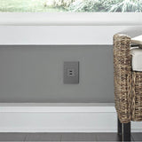 adorne Full-Size, A/A USB Outlet, Magnesium