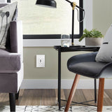adorne Full-Size, A/A USB Outlet, White
