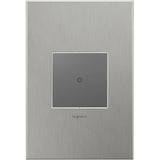 Brushed Stainless Steel, 1-Gang Wall Plate