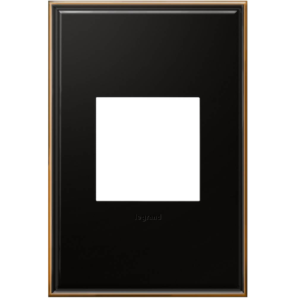 Legrand - Oil-Rubbed Bronze, 1-Gang Wall Plate - Oil-Rubbed Bronze