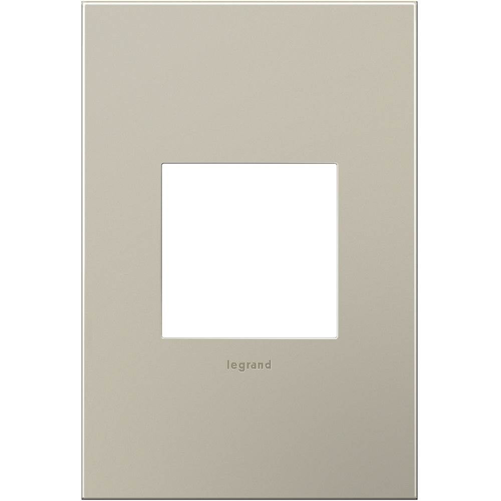 Legrand - Satin Nickel, 1-Gang Wall Plate - Satin Nickel