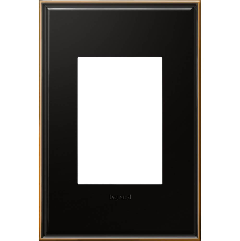 Legrand - Oil-Rubbed Bronze, 1-Gang + Wall Plate - Oil-Rubbed Bronze