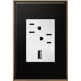 Brushed Stainless Steel, 1-Gang + Wall Plate