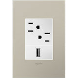 Brushed Stainless Steel, 1-Gang + Wall Plate