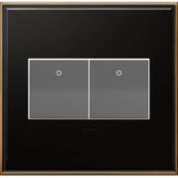 Brushed Stainless Steel, 2-Gang Wall Plate