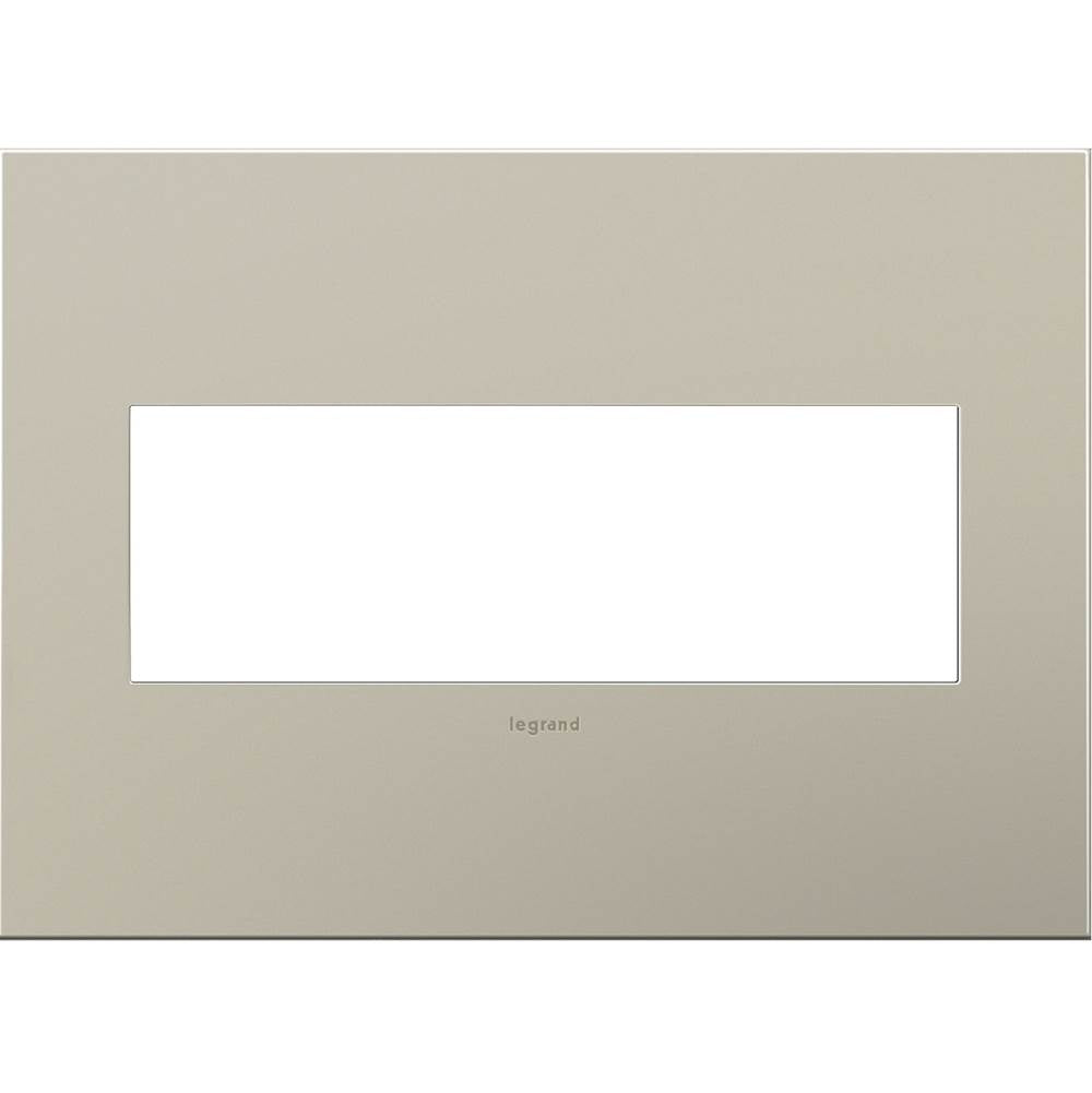 Legrand - Satin Nickel, 3-Gang Wall Plate - Satin Nickel