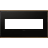 Legrand - Oil-Rubbed Bronze, 4-Gang Wall Plate - Oil-Rubbed Bronze