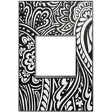 Legrand - Custom Wall Plate, 1-Gang, Magnesium Trim - Magnesium