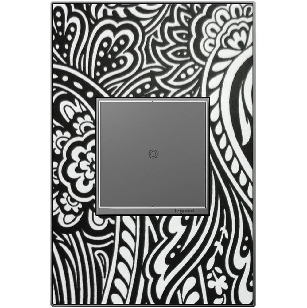 Custom Wall Plate, 1-Gang, Magnesium Trim