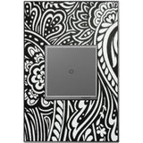Custom Wall Plate, 1-Gang, Magnesium Trim
