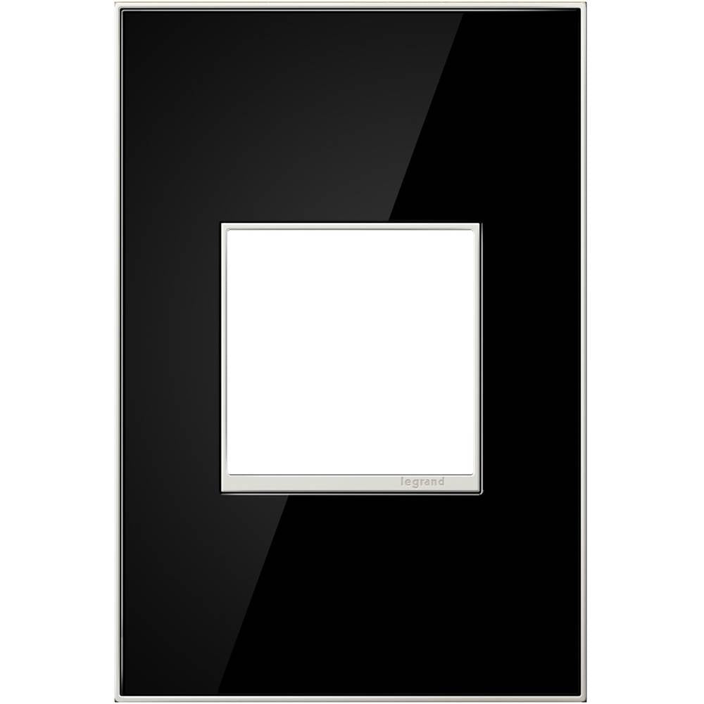 Legrand - Mirror Black, 1-Gang Wall Plate - Mirror Black