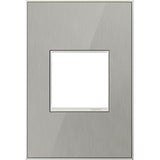 Legrand - Brushed Stainless, 1-Gang Wall Plate - Mirror Brushed Stainless