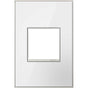 Legrand - Mirror White, 1-Gang Wall Plate - Mirror White