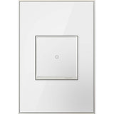 Mirror White-on-White,  1-Gang Wall Plate