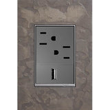 Hubbardton Forge Bronze, 1-Gang + Wall Plate